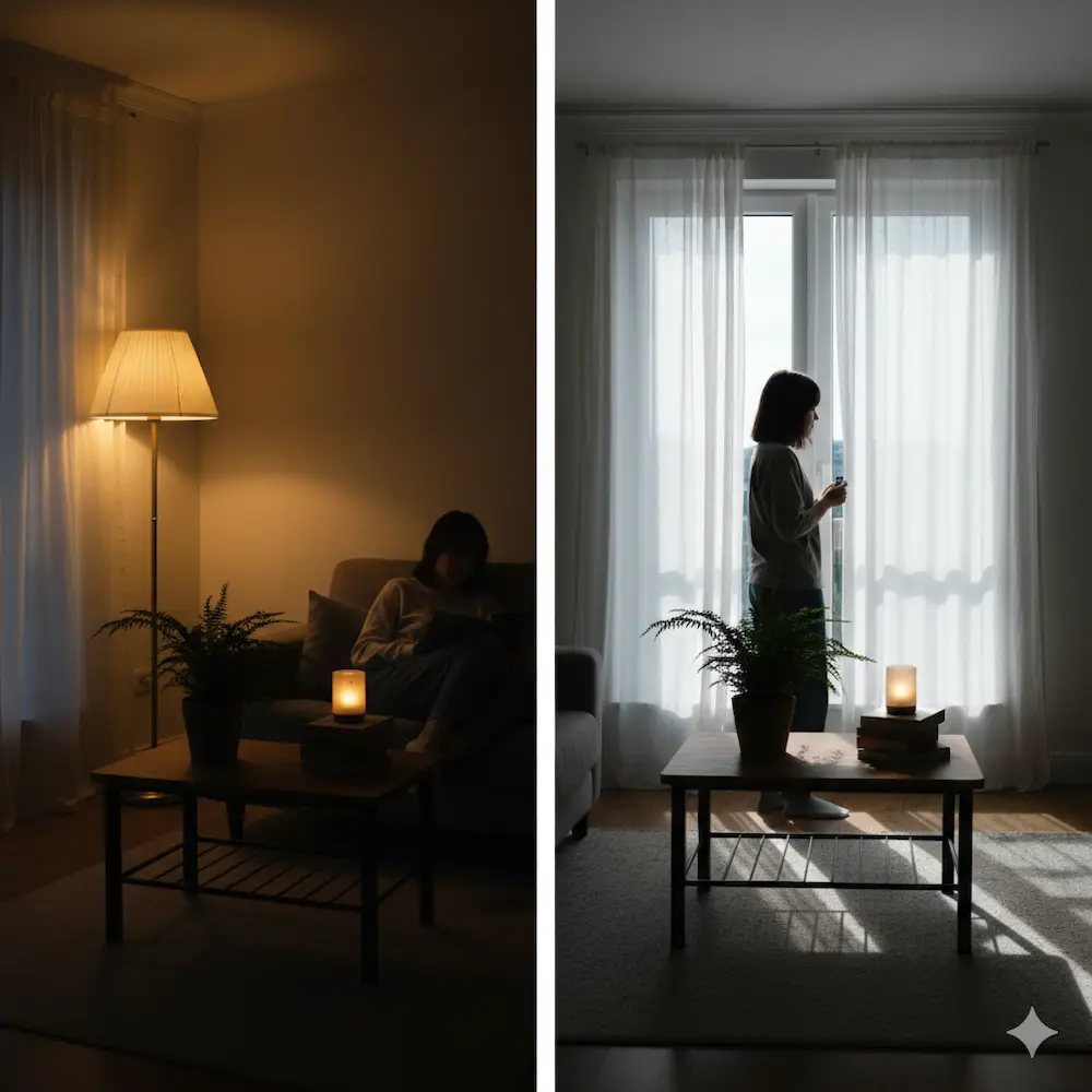 조명 하나로 분위기 바꾸는 법