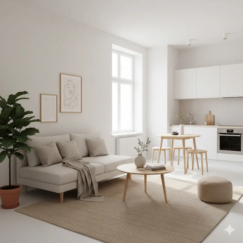 작은 거실 넓어 보이게 꾸미는 방법